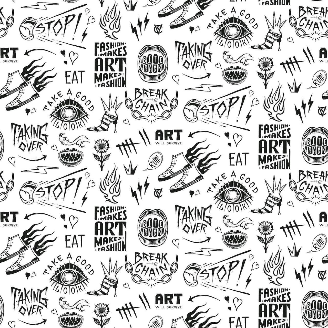 RoomMates Disney Cruella Graffiti Peel & Stick Wallpaper